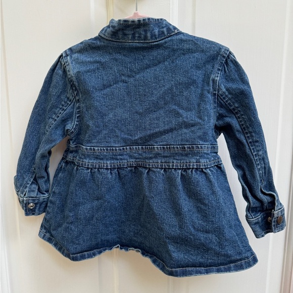 Disney Kids 2T Minnie Mouse Blue Denim Long Sleeve Girls Jean Jacket - Picture 5 of 5